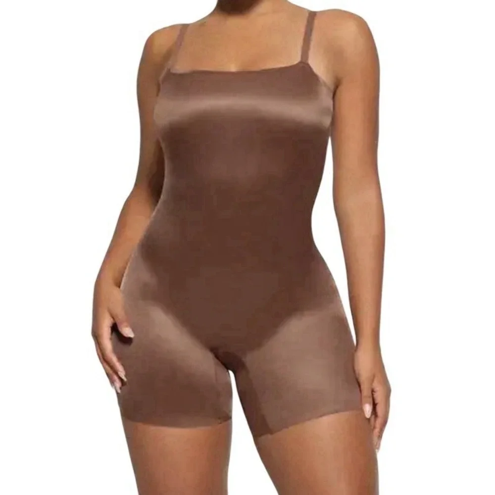 Skims Simply Bare Low Back Mid Thigh Bodysuit - NEW - Jasper - 3XL
